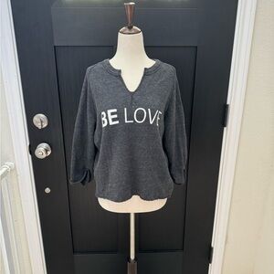 Alternative earth be love sweatshirt